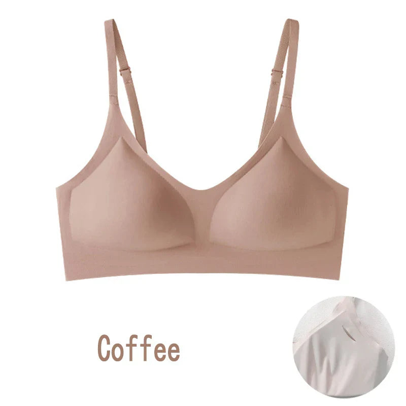 Elevate Your Everyday Elegance with Our Seamless V-Neck Bra - Perfect for All Bust Sizes!
