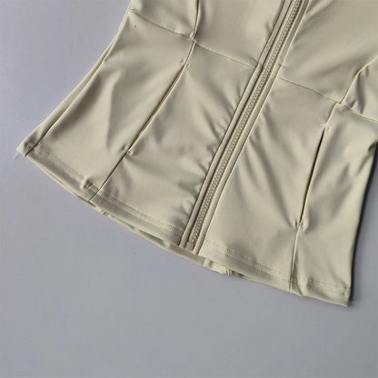 Elevate Your Workout with Our Women's Autumn Winter Slim Fit Zipper Cardigan - Windproof Yoga Suit for Quick Dry Fitness and Running!