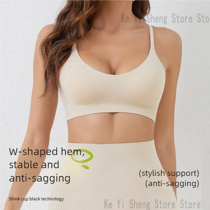 Elevate Your Everyday Elegance with Our Seamless V-Neck Bra - Perfect for All Bust Sizes!
