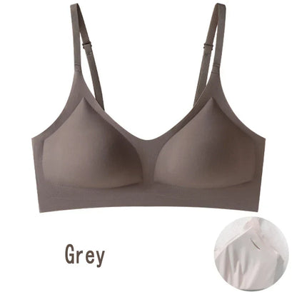 Elevate Your Everyday Elegance with Our Seamless V-Neck Bra - Perfect for All Bust Sizes!
