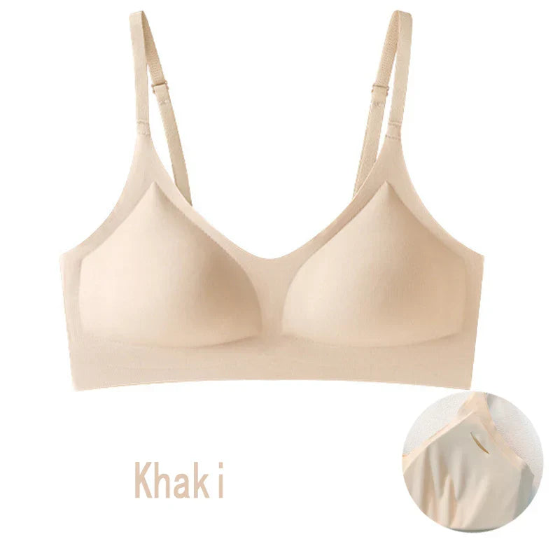 Elevate Your Everyday Elegance with Our Seamless V-Neck Bra - Perfect for All Bust Sizes!