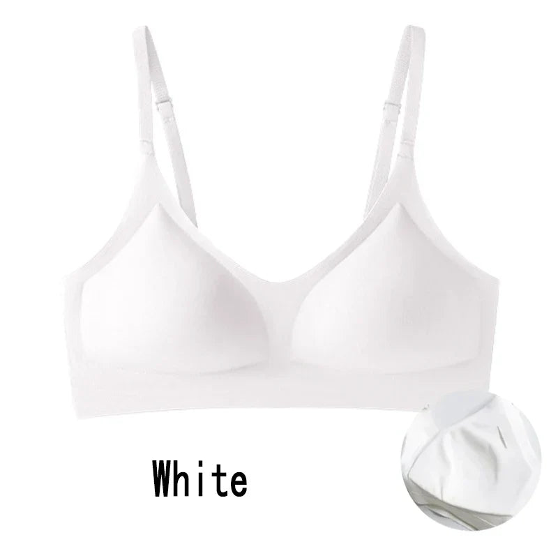 Elevate Your Everyday Elegance with Our Seamless V-Neck Bra - Perfect for All Bust Sizes!